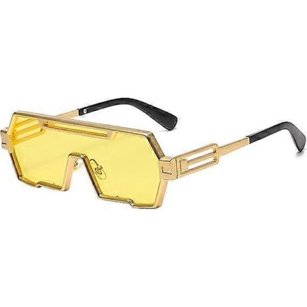Coola solbriller til udendørs brug Rejse Futurister Solbriller Coola Futurister Briller Shades (Guldramme, Gul Linse)