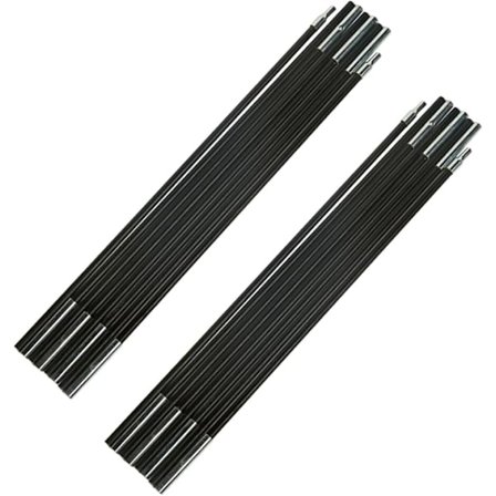 Universell trampolin fiberglasstång, används för att ersätta toppstång/metallring - 2 lock [total längd 3,2 meter] 7 sektioner