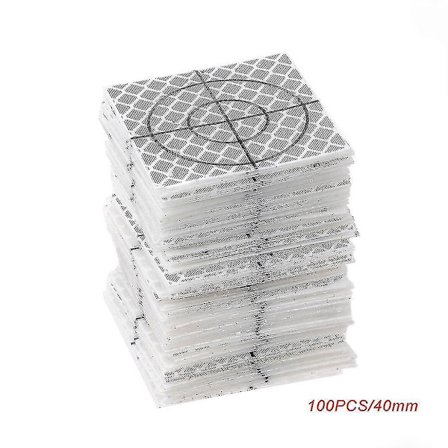 100 kpl heijastinlevy heijastava teippi kohde total station 20/30/40/50/60mm