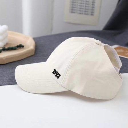 Baseball cap Snapback hestehale halvtom topp cap kpop lue dame