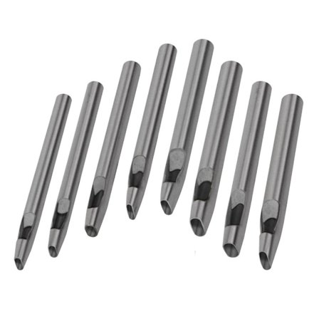 Oval Hålslag Läderverktyg Hantverk Hålslag Set