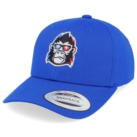Kiddo Cap - 3D Gorilla Blue Adjustable Adjustable Blue Cap - @ Hatstore