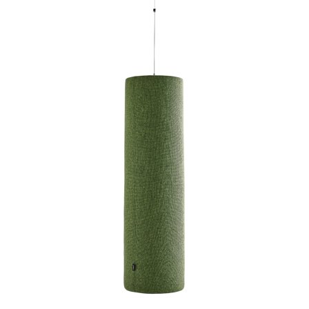 Akustikpaneel POLY, Ø280x1000 mm, Deckenabhängung, grün