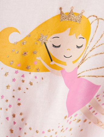 name it Nmfkikatie Ss Short Top Pb - Pink - 86