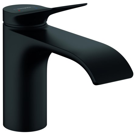 Hansgrohe Vivenis 80 Tvättställsblandare utan bottenventil Svart, Badrum