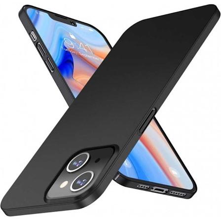iPhone 14 Max Ultra-ohut kumipinnoitettu Mattav rinen Basic V2 Rosenguld
