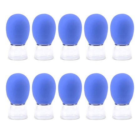 Glass Cupping Sæt Glas Silikone Cupping Kopper Massage Vakuum Suge Cupping Kopper til Krop Ansigt Ben Arm Ryg Skulder