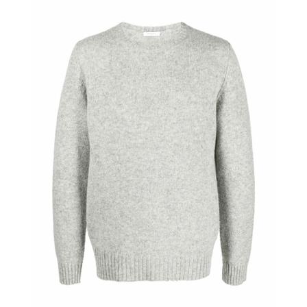 Boglioli, Round-neck Knitwear Grijs, Heren, Maat:L