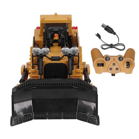 24CH Fjernkontroll Ingeniørkjøretøy Leketøy Beltegående Traktor for Barn Gave