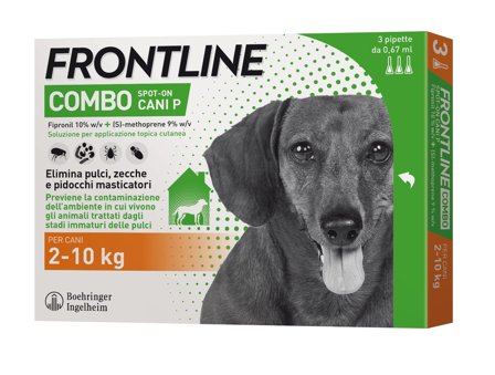 Frontline Combo Soluzione Spot On Cani P 2-10kg 3x0,67ml