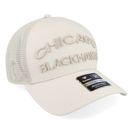 Fanatics - Beis trucker Gorra - Chicago Blackhawks Authentic Pro Road Moonstruck A-frame Trucker @ Hatstore