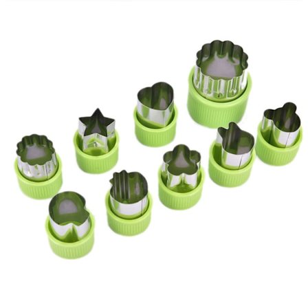 9 st/ Set Form Frukt Grönsaksskärare Form