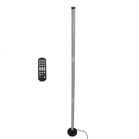 LED Hörngolvlampa 3 Kontrolllägen RGB Hörngolvlampa med Musiksynkronisering Smart Modern Golvlampa för Sovrum Vardagsrum