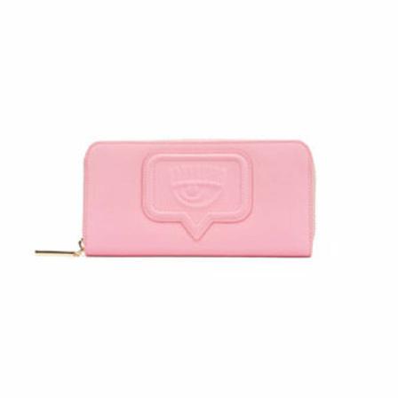 Chiara Ferragni Collection Pung Pink, Dame Punge og Kortholder, Størrelse: ONE Size