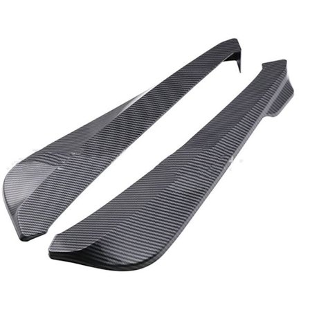 2 st bil bakre stötfångare läpp spoiler diffusor splitter canard skydd glänsande, bil exteriör tillbehör