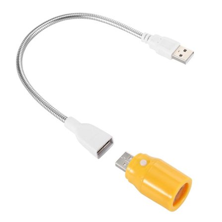 5V 1W langvarig plast mini USB LED-lampe for studie KLB