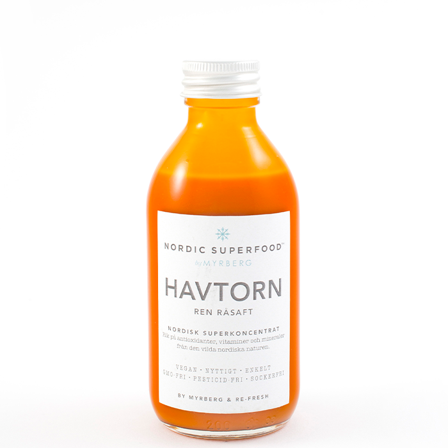 Nordic Superfood by Myrberg Rawjuice Koncentrat Svarta Havtorn 195 ml