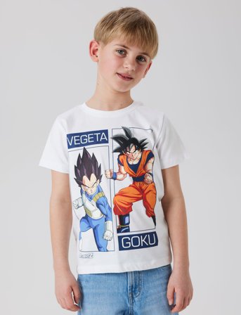 name it Nkmjes Dragon Nreg Ss Top Box Noos Vde - White - 116