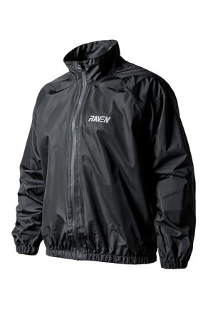 Regenjacke Raven Schwarz XL