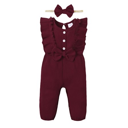 Nyfødt Baby Pige Tøj Heldragt Jumpsuits Tøj Kortærmede Rompers Sommer Tøj til Baby