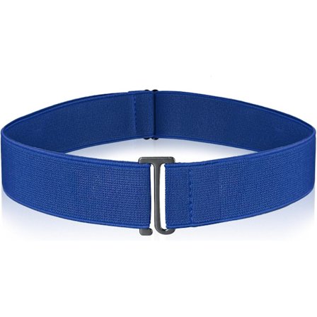 Usynlige bælter til kvinder, elastisk bælte til kvinder med justerbar elastisk bælte med fladt spænde, usynlige taljebælter til jeans, bukser, kjoler