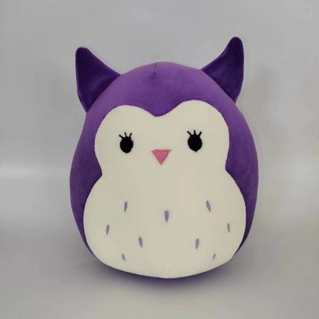 20 cm Squishmallow Plysdyr Legetøj Gave - Lilla Ugle