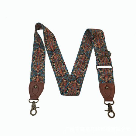 Handväskrem, 2" Justerbar Läderrem i Kohud som Ersättning för Axelrem