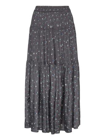 Sunset Skirt Langt Skjørt Svart Lollys Laundry*Betinget Tilbud