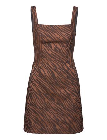 Casja Dress 14601 Dresses Party Dresses Brun Samsøe Samsøe*Betinget Tilbud