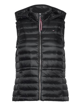 Feminine Lw Down Vest Vests Padded Vests Sort Tommy Hilfiger