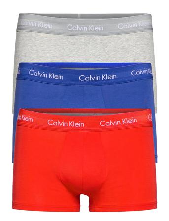 3P Low Rise Trunk Boksershorts Multi/mønstret Calvin Klein