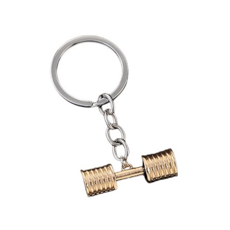 Hantelnyckelring, Fitness Gym Nyckelring, Nyhet Berlockhänge