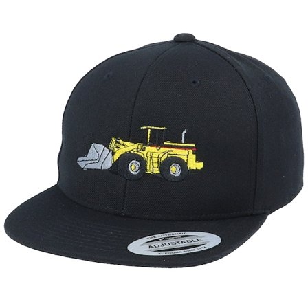 Kiddo Cap - Svart snapback Keps - Kids Wheel Loader Black Snapback @ Hatstore