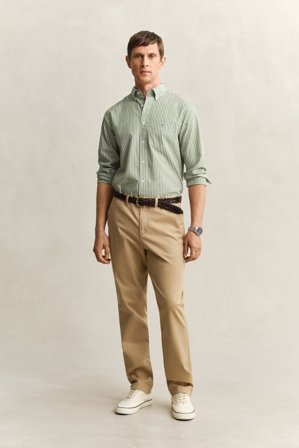 GANT Herren Regular Fit Classic Chinohose (42/34) Khaki