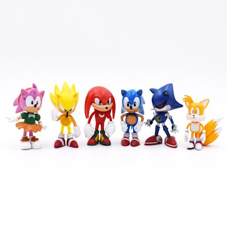 6:e generationens Sonic-figurer, Super Sonic-musikleksaker, flygande musikinstrument, spelmodeller, dockor och dekorationer[D]