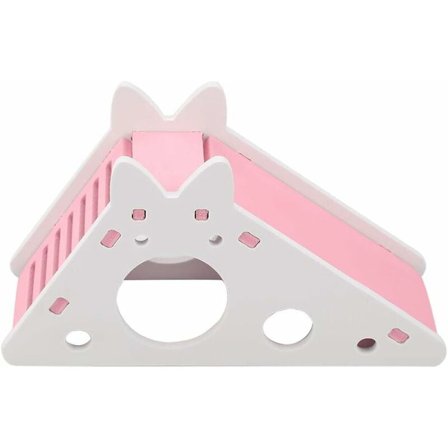 Kæledyrs Hamsterhus Træ Hamster Legehus Skjulested Hus Lille A