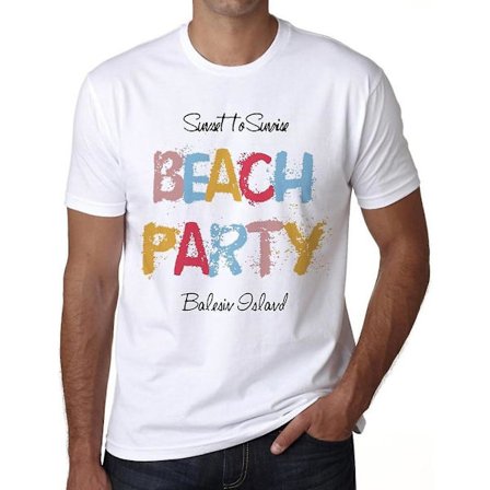 Grafisk T-shirt herr Balesin Island Beach Party Miljövänlig begränsad upplaga kortärmad t-shirt Vintage födelsedagspresent-ghfjhyurr45