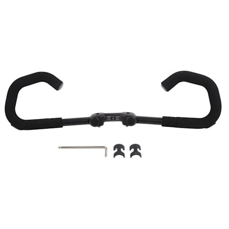 Fjärilsstyre för cykel, hopfällbart, justerbar vinkel, långt slag, aluminiumlegering, mountainbike, landsvägscykel, handtag med svamp