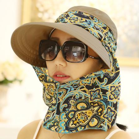 Solhatter, floppyhatter, brede bremmer, reversible UPF 50+ utendørs strandhatter for alle årstider Khaki
