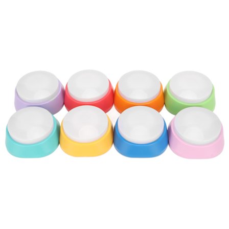 8 stk. 30-sekunders stemmeopptaksknapper for kjæledyrstrening