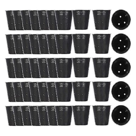 500 st Barnkrukor Plast Växtförökningsbehållare 8cmx8cm