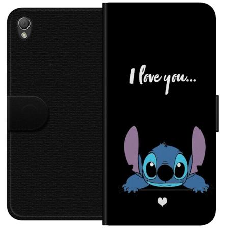 Sony Xperia Z3 Tegnebogsetui Stitch Jeg Elsker Dig