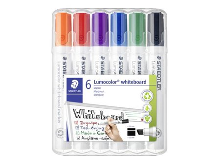 LUMOCOLOR Whiteboardpenna sned 6/fp - Lyreco - Kontorsmaterial - Pennor - Whiteboardpennor - Skuren spets