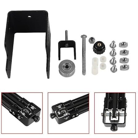 1 sæt opgradering metal Y-akse med uret remspænder kit aluminium ekstruderingsprofil til Ender-3 Pro 3d-printer