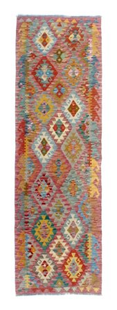 Tejida A Mano Kilim Afghan Old Style Alfombra 83X251 De Lana Pequeño