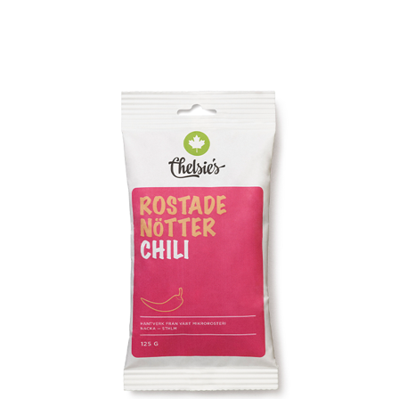Chelsie s Organic Gourmet Prod Rostade Nötter Chili 125 g