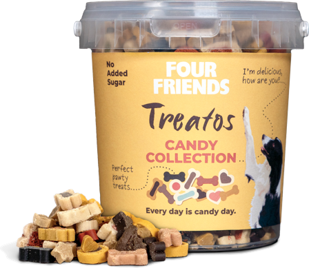 Four Friends Treatos Candy Collection makupalat, 500 g