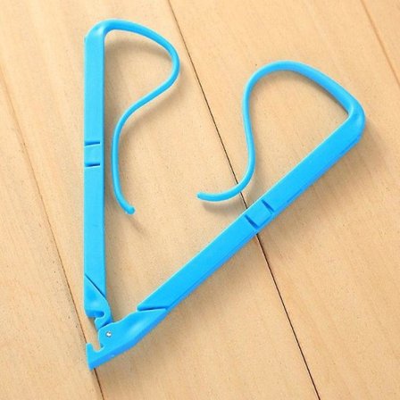 Blå 2-pak afslappede bogstøtter dekorative bogstøtter bogmærke bogmærke bogstøtte læsning bogstativ