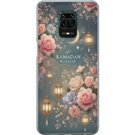 Yhteensopiva Puhelinkuori Xiaomi Redmi Note 9 Pro Pimeä fantasiamaailma ihmisellä ja demonisella olennolla tulisessa maisemassa, jossa yliluonnollis