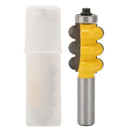 Kolminkertainen helmi jyrsin terä huonekalujen koristeluun, muotoiluun, kaiverrukseen, palloleikkuri 0,5 tuuman pyöreä varsi